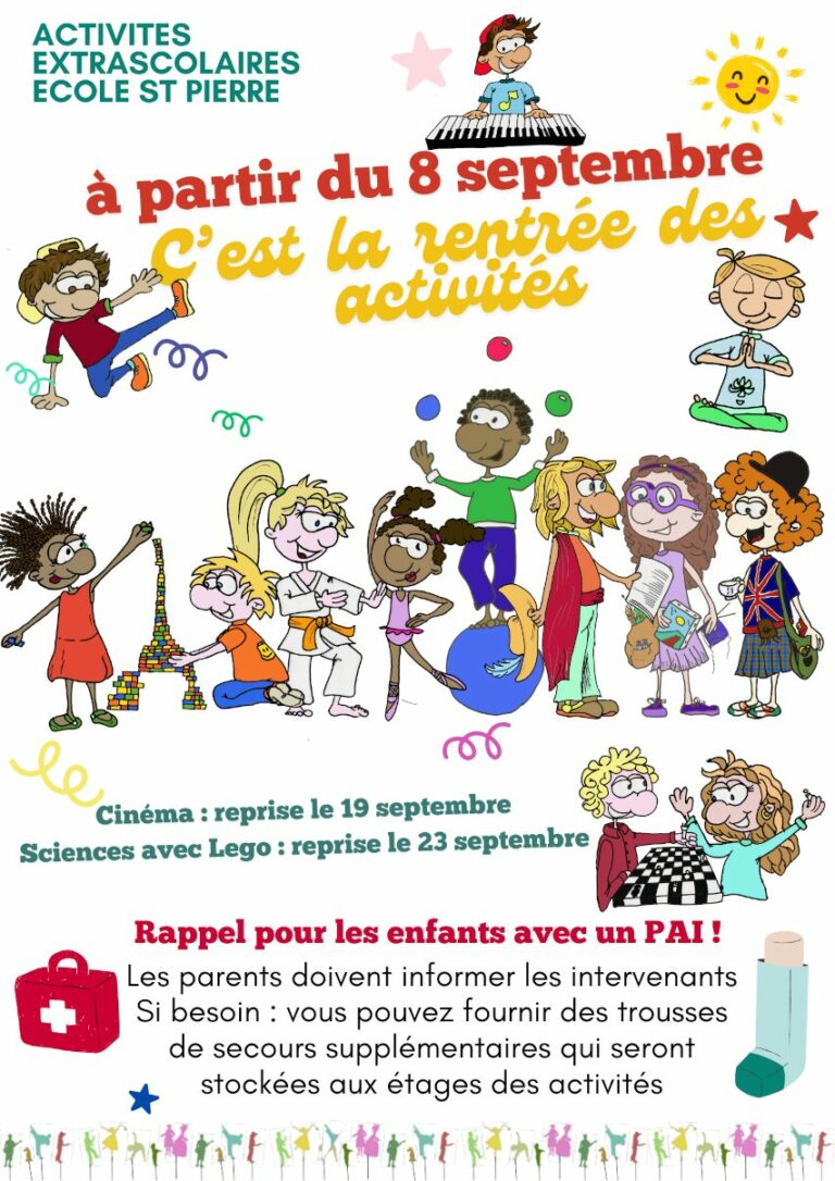 Reprise des activités
